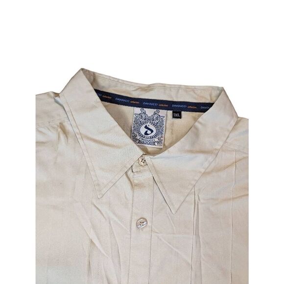 Davoucci vintage designer button down shirt. Size 3X good condition. - Picture 10 of 16